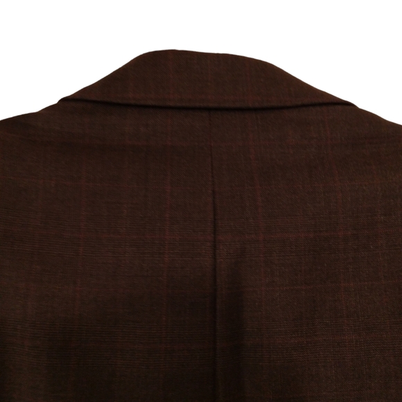 Michael kors MK 100% wool sport coat blazer mens size 40R dark gray 2 button - Picture 5 of 12